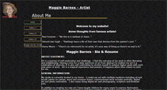 Desktop Screenshot of maggiebarnes.com