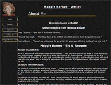 Tablet Screenshot of maggiebarnes.com